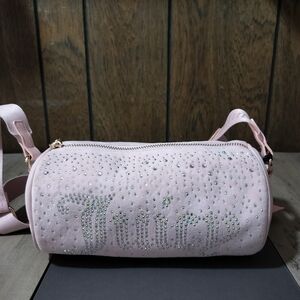 Juicy Couture Pink Rhinestone Crossbody Bag
